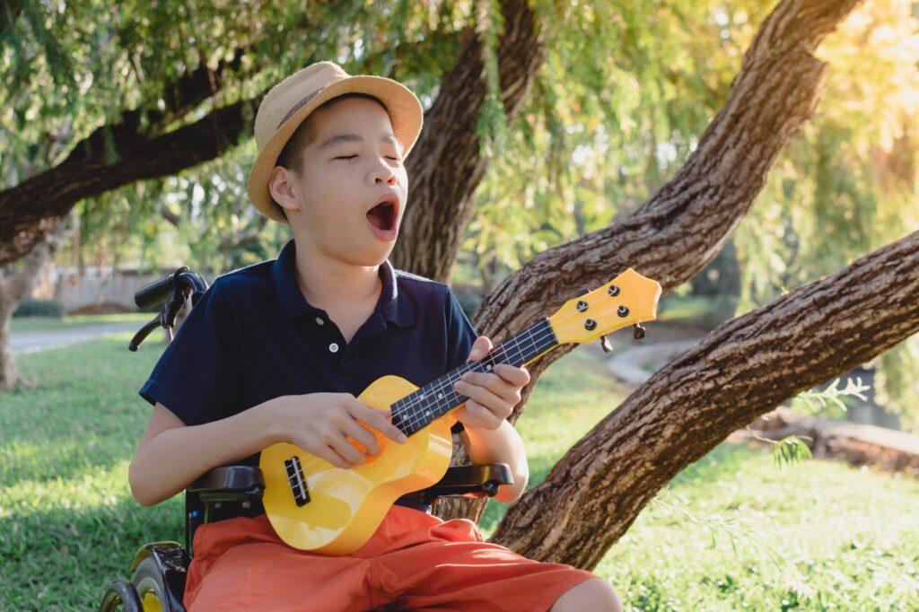 Skills development of children with disabilities.